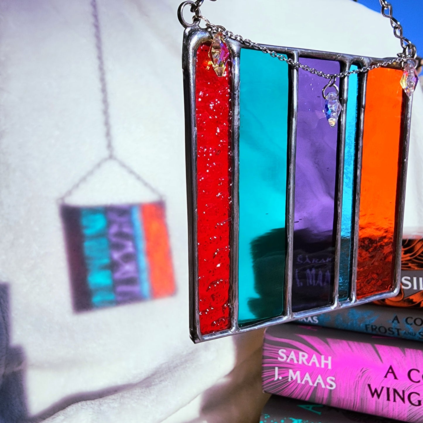 ACOTAR Book Stack Suncatcher