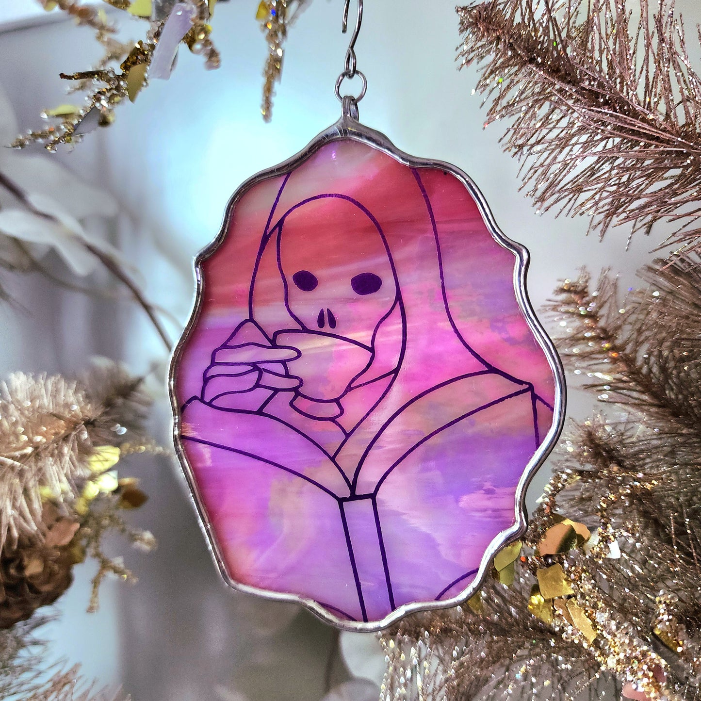 ACOTAR Pink Suriel Tea Time Ornament