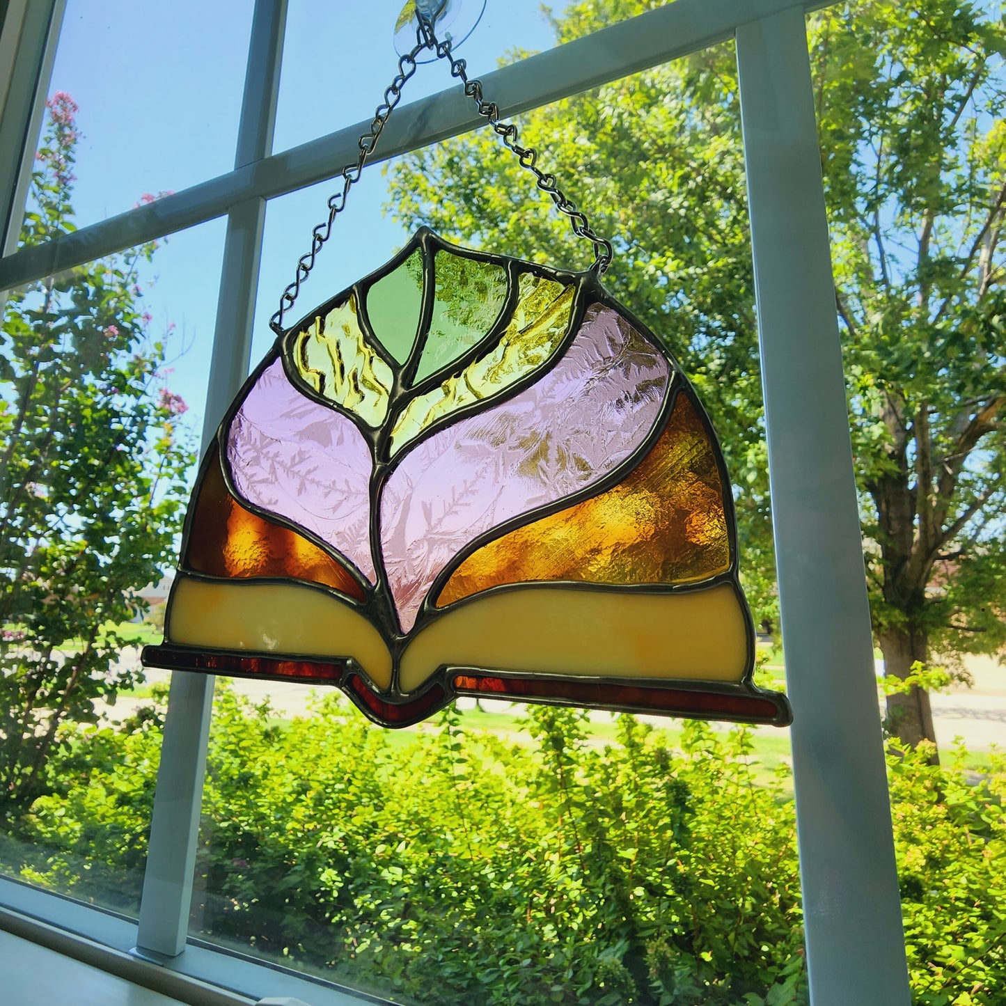 Autumn Court Stained Glass Suncatcher - Courts of Prythian Line - SJM Merch, ACOTAR Book Decor