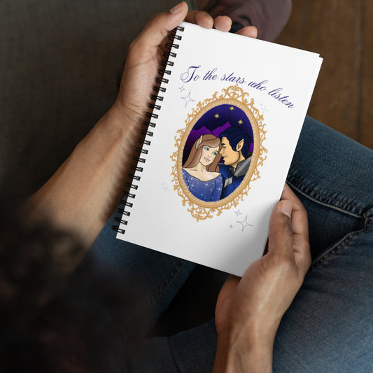 ACOTAR Feysand Portrait Officially Licensed Spiral notebook