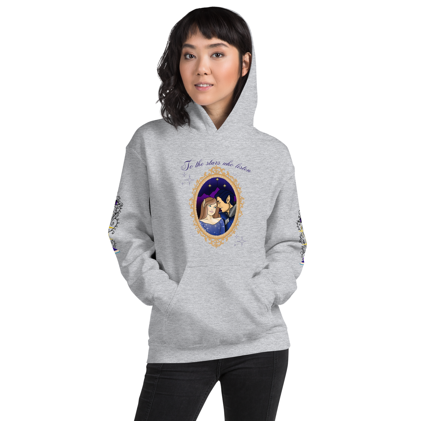 ACOTAR Feysand Portrait Officially Licensed Unisex Hoodie