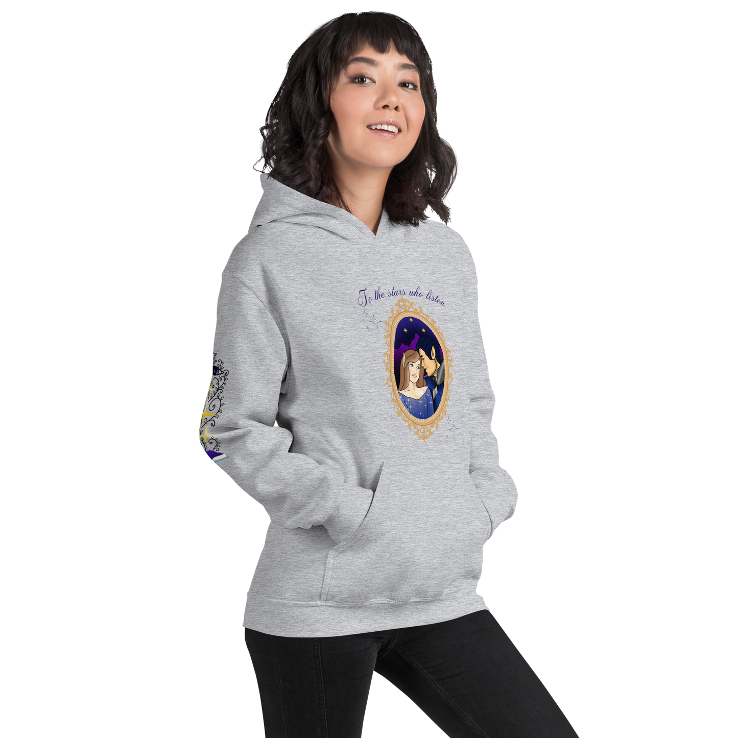 ACOTAR Feysand Portrait Officially Licensed Unisex Hoodie